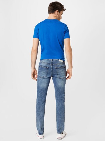 Denim Project - Slimfit Calças de ganga 'Mr Blue' em azul