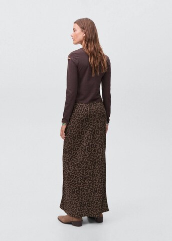 MANGO TEEN Skirt 'Felinef' in Brown