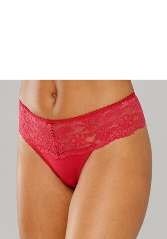 NUANCE Thong in Red: front