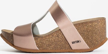 Bayton Pantolette 'Hecate' in Gold: predná strana