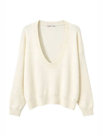 Pullover di MixRay in beige: frontale
