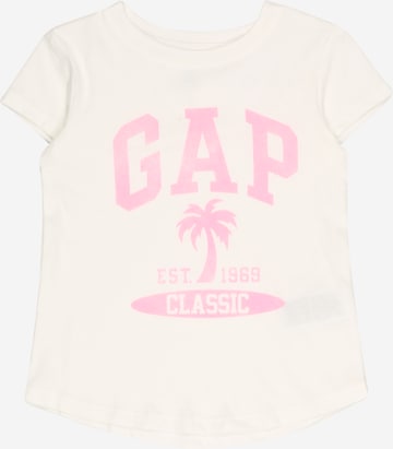 T-Shirt GAP en blanc : devant