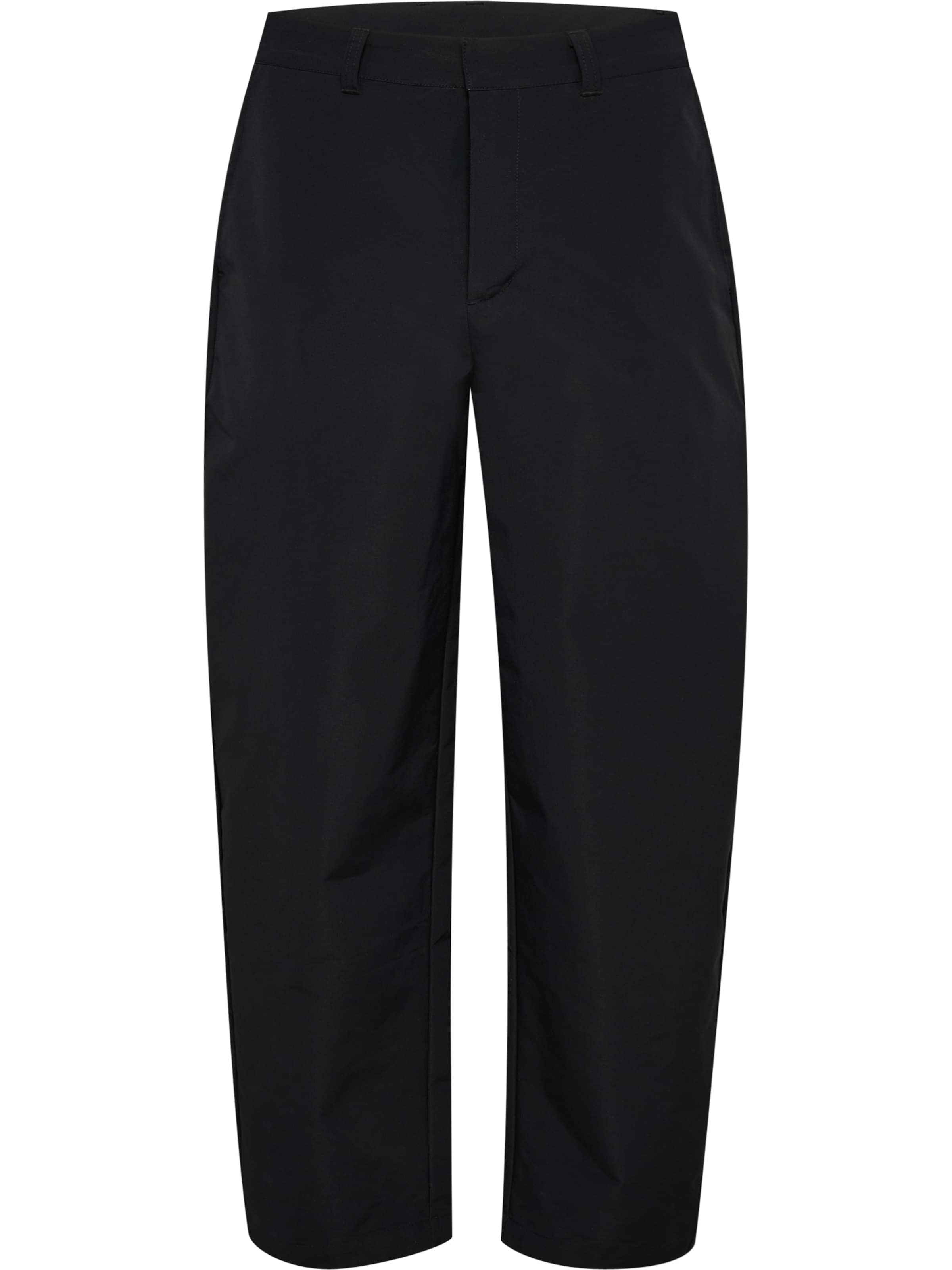 Hummel Regular Sports trousers in Black: front