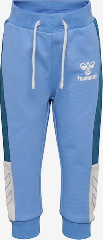 Hummel Workout Pants in Blue: front