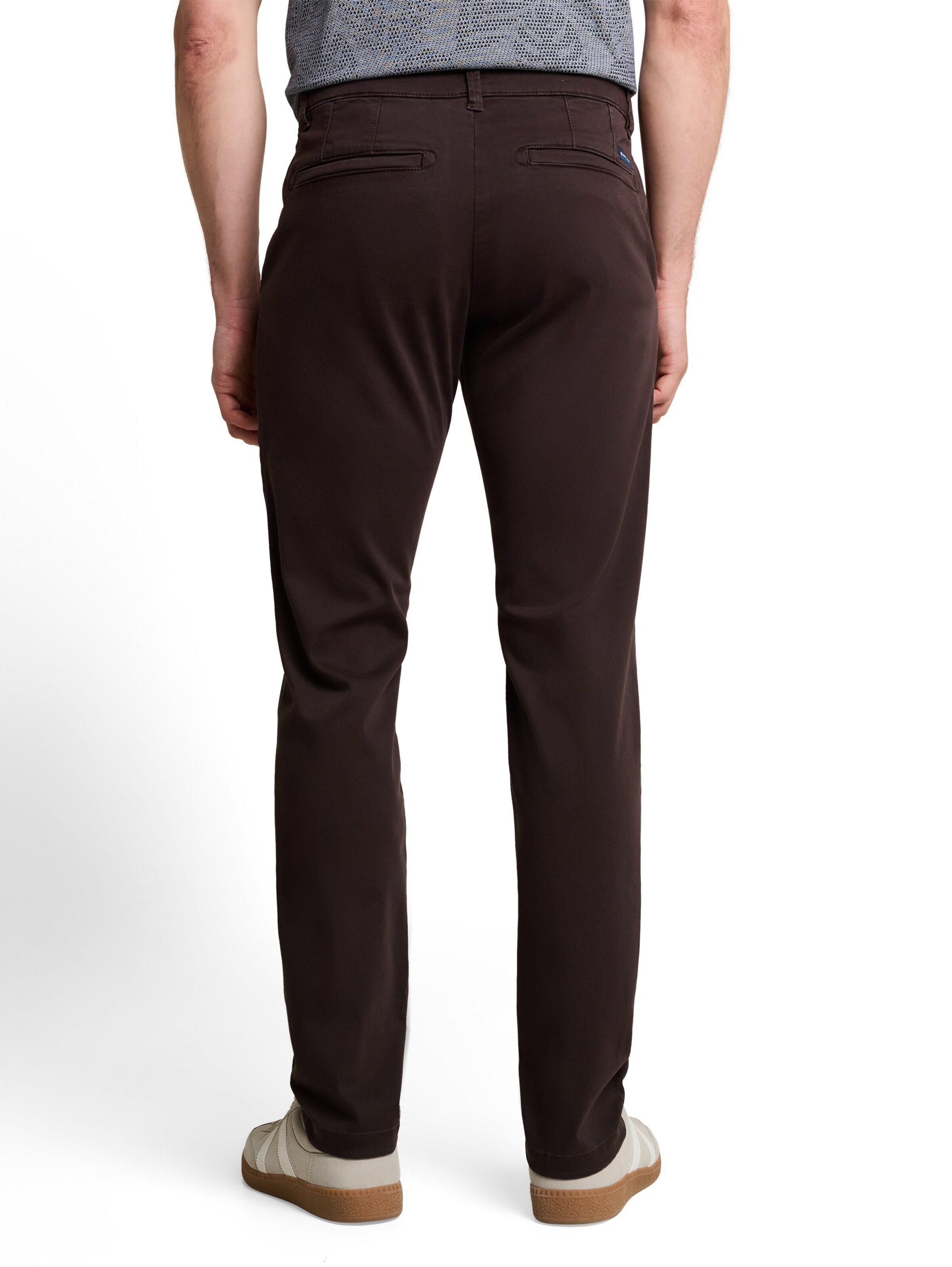 TOM TAILOR Slim fit Chino Pants 'SIMON' in Brown