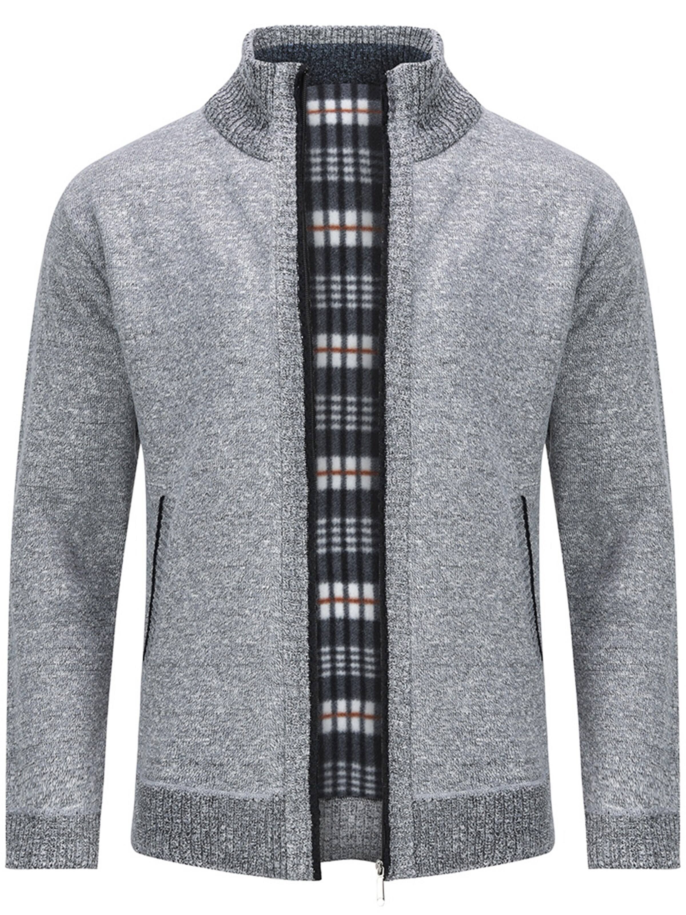ALLTHEMEN Strickjacke 'Wolkenflaum'‌‌‌‌‌‌‌‌ in Grau