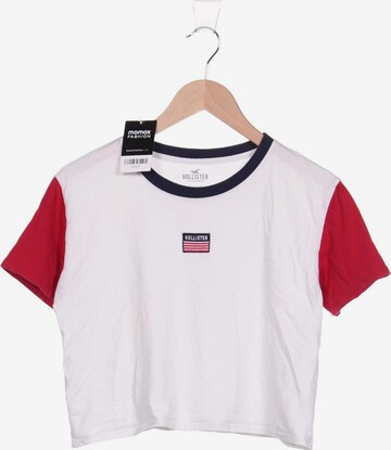 HOLLISTER T-Shirt S in Weiß: predná strana