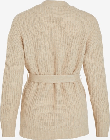 VILA Knit Cardigan 'Felo' in Beige