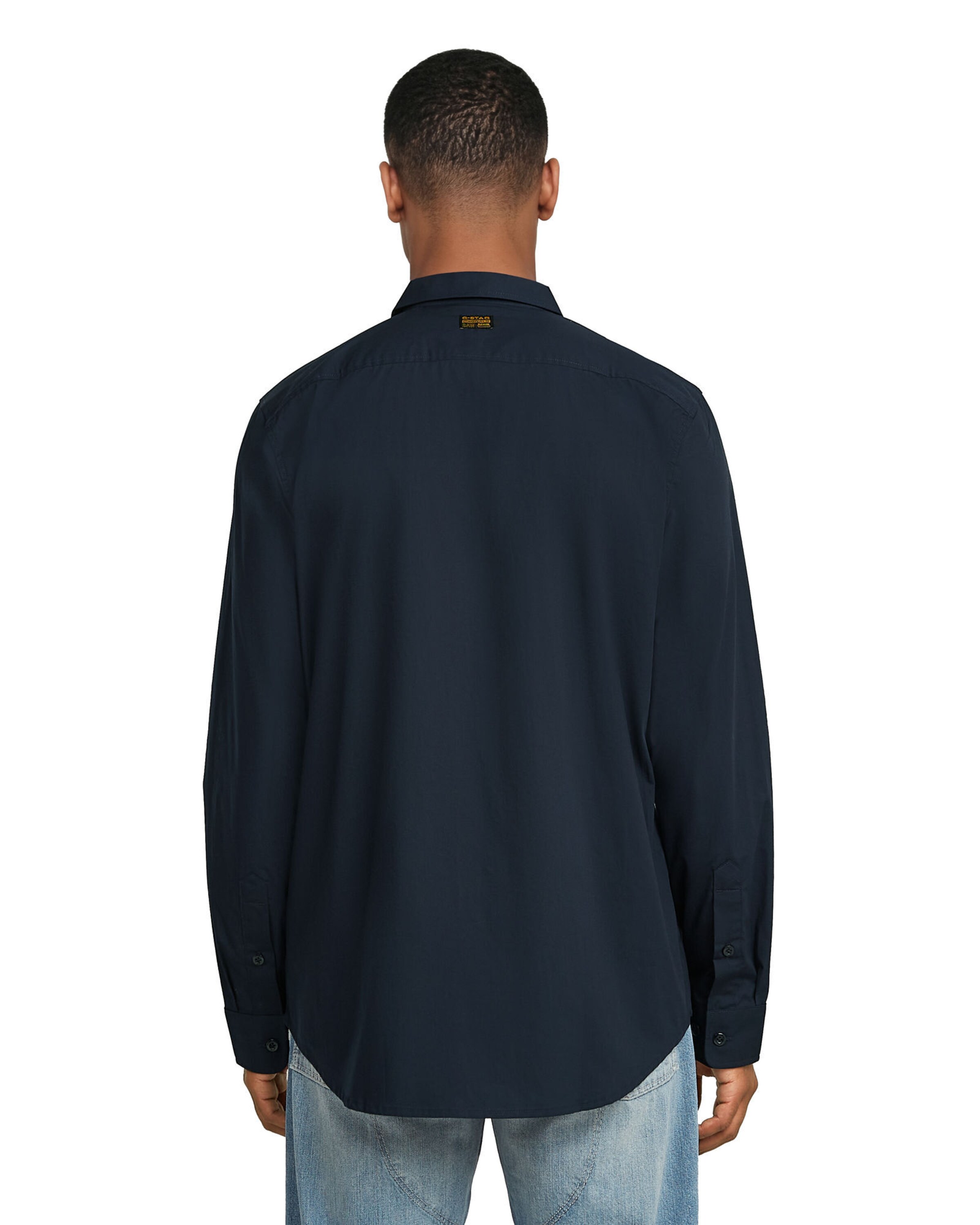 G-STAR Regular fit Button Up Shirt in Blue