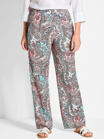 Goldner Loosefit Hose 'Vera' in Pink: Vorderseite