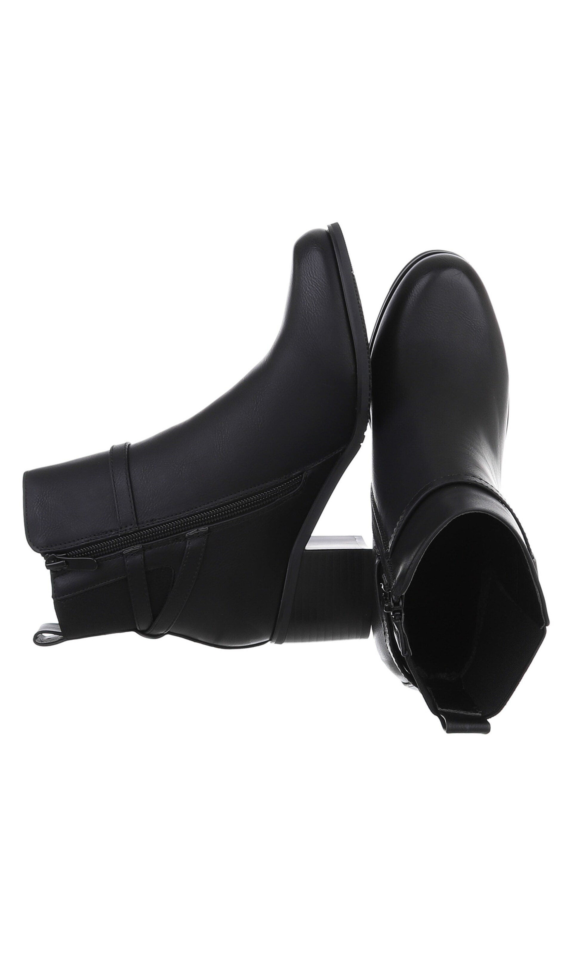 Ital-Design Stiefelette in Schwarz