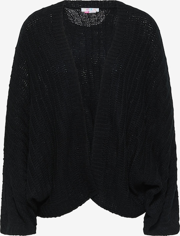 IZIA Knit Cardigan in Black: front