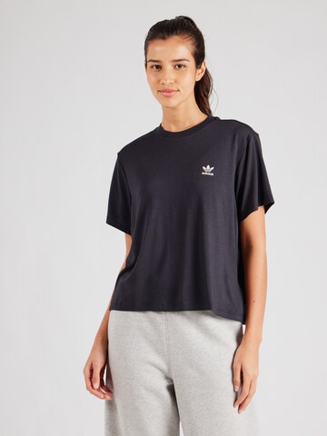 ADIDAS ORIGINALS Shirt 'TREFOIL' in Black
