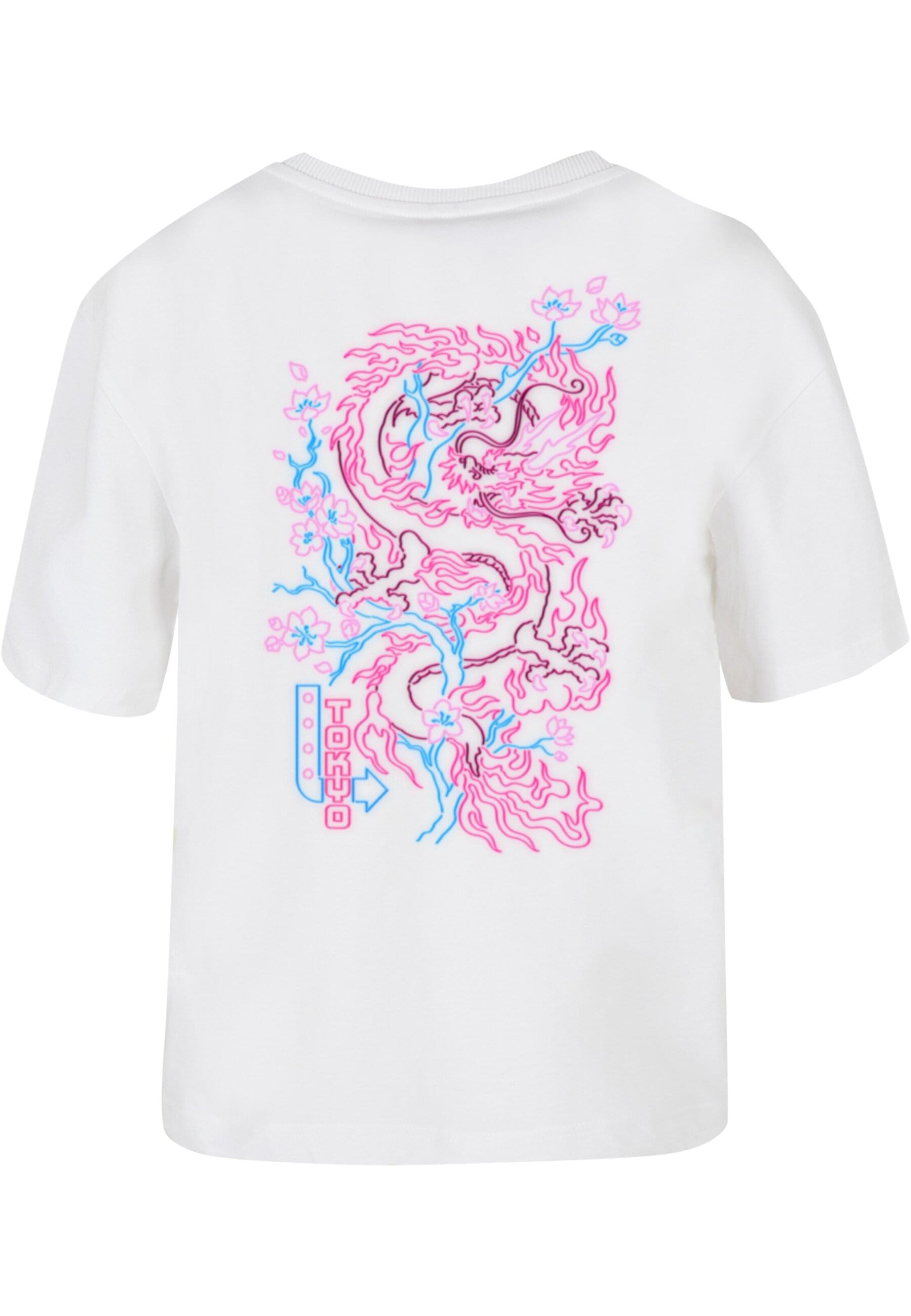 T-shirt 'Tokyo Dragon' Mister Tee en blanc : devant