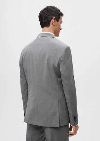 MANGO MAN Slim fit Suit Jacket 'Brasilia' in Grey