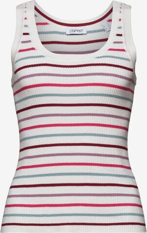 ESPRIT Gebreide top in Wit: voorkant