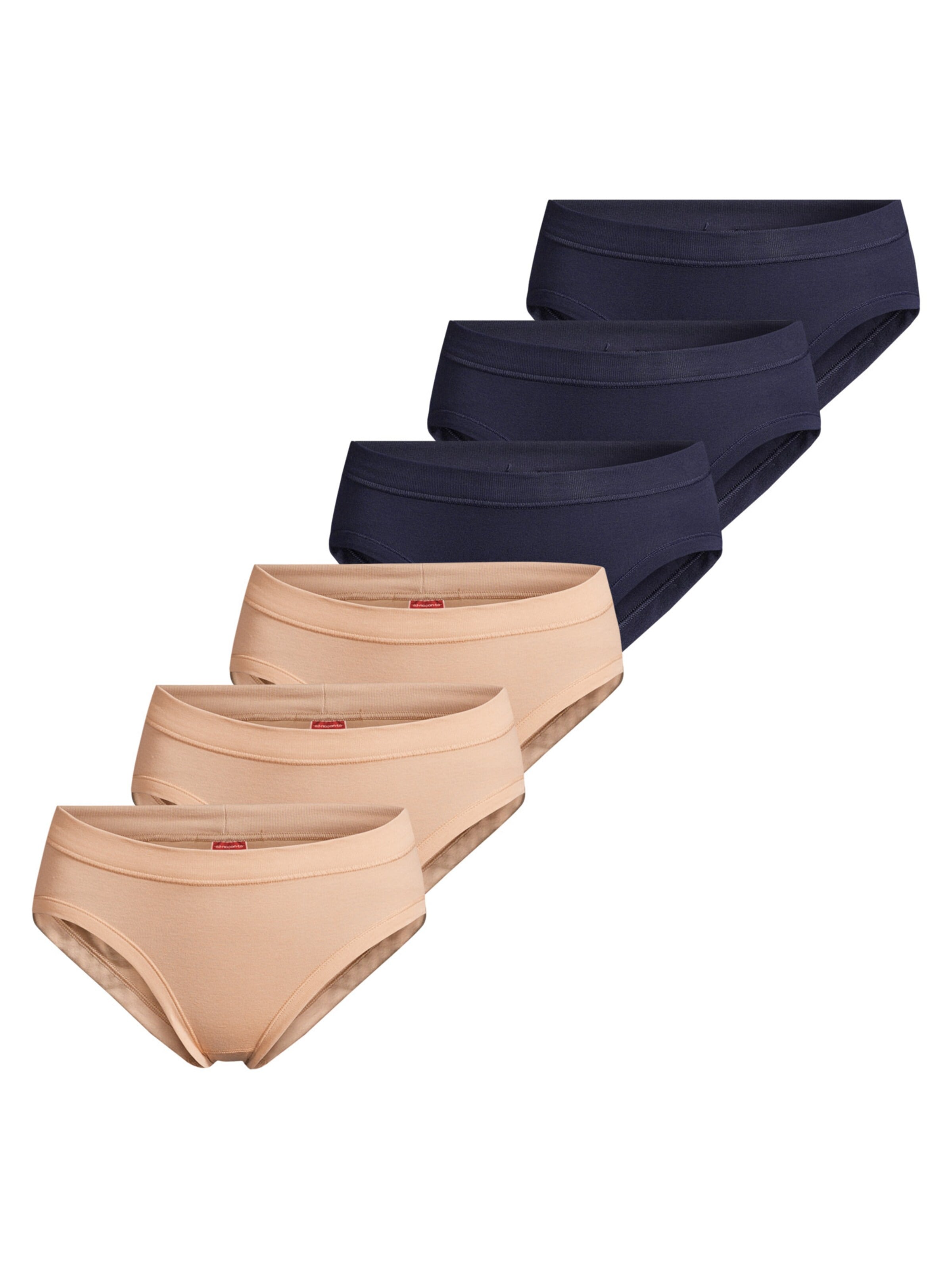 CON-TA Panty 'Feinripp' in Blue: front
