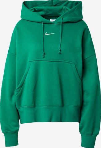 Nike Sportswear Sweatshirt 'PHOENIX FLEECE' in Grün: predná strana