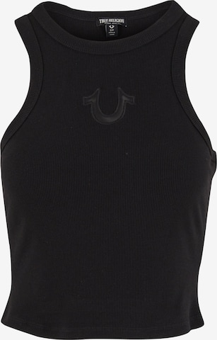 Haut 'Horseshoe' True Religion en noir : devant