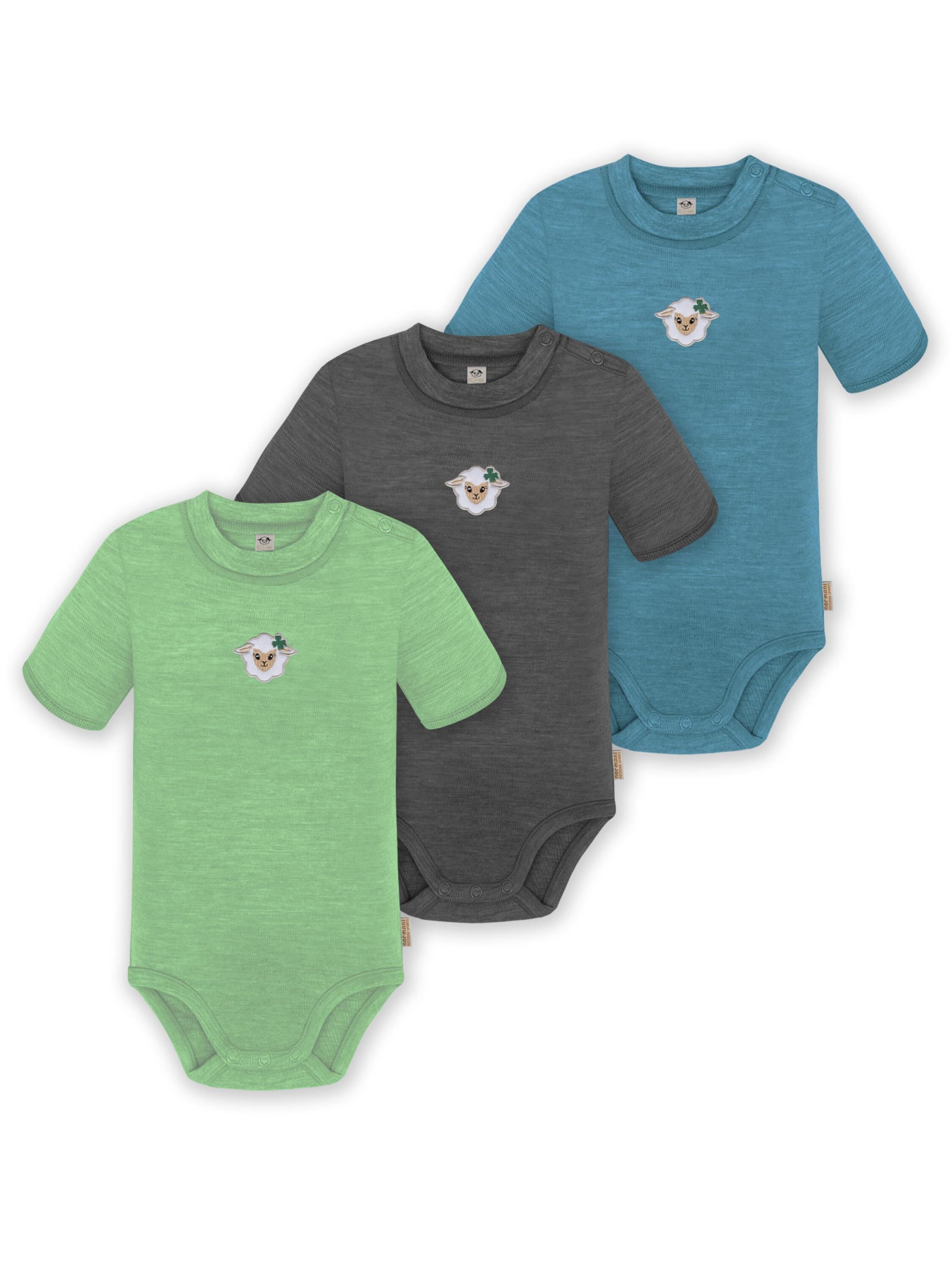 Barboteuse / body normani en bleu : devant