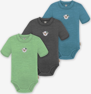 Barboteuse / body normani en bleu : devant