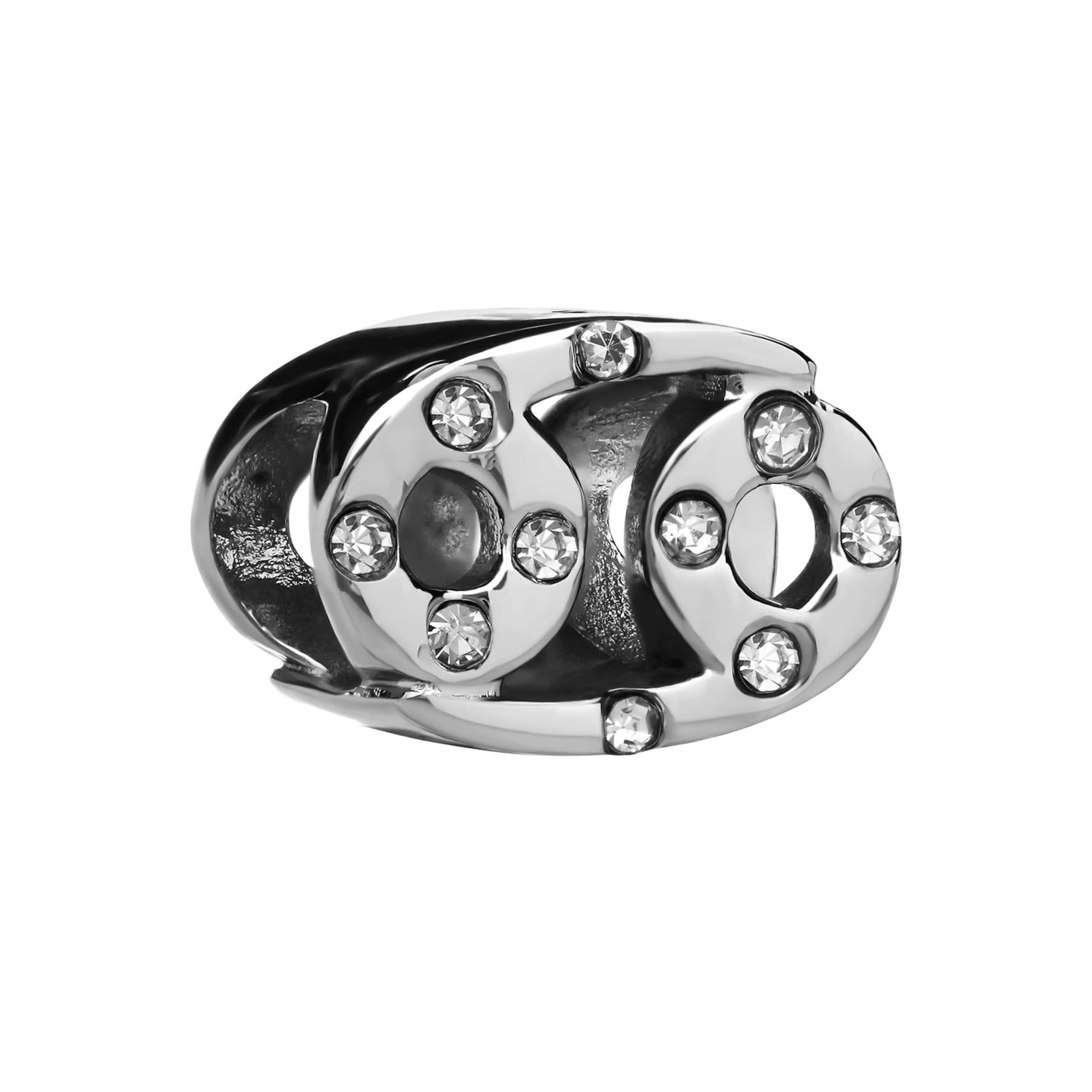 Lucardi Hangers in Zilver: voorkant