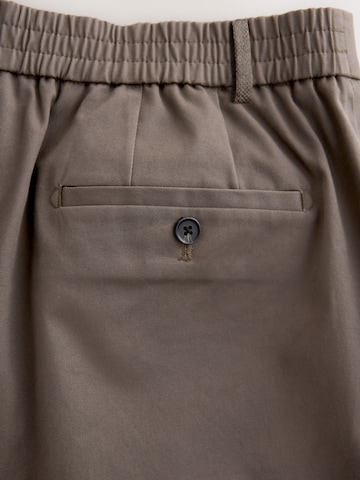 Next Regular Veckad byxa i brun