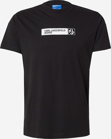 KARL LAGERFELD JEANS T-Shirt in Schwarz: Vorderseite
