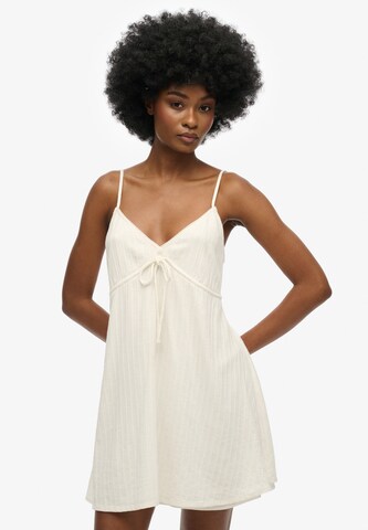 Superdry Dress in White: front