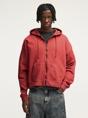 Pull&BearGornji dio trenirke 'STWD' - crvena boja: prednji dio