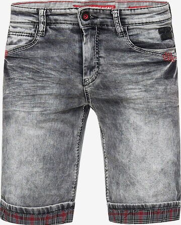 Rusty Neal Regular Jeans-Shorts 'Karsley' in Grau: predná strana