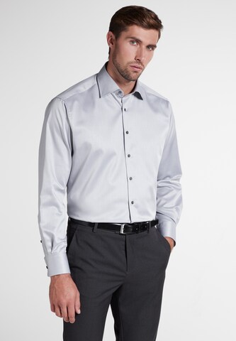 ETERNA Regular fit Button Up Shirt in Grey: front