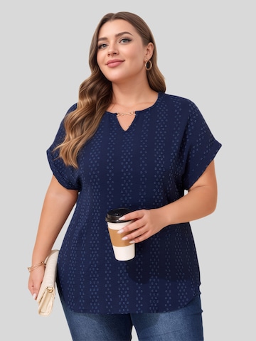 LapaPlus Blouse in Blauw