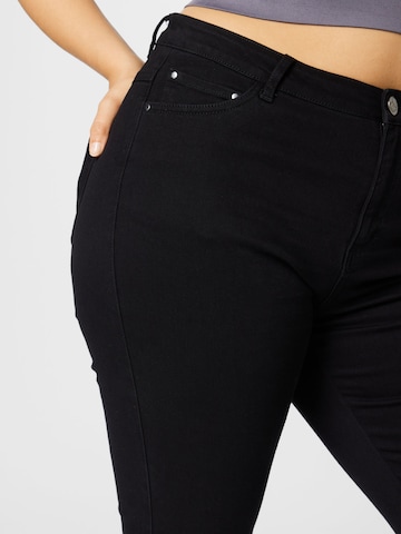 KAFFE CURVE Skinny Jeans in Black