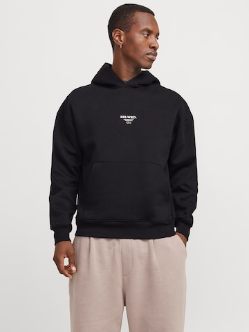 JACK & JONES Sweatshirt 'JJEURBAN EDGE STUDIO' in Black: front