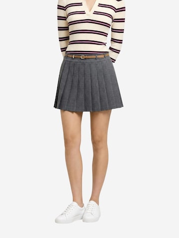 Gonna 'ONLENIA MW PLEAT CHECK SKORT CC TLR 15376505' di ONLY in grigio: frontale