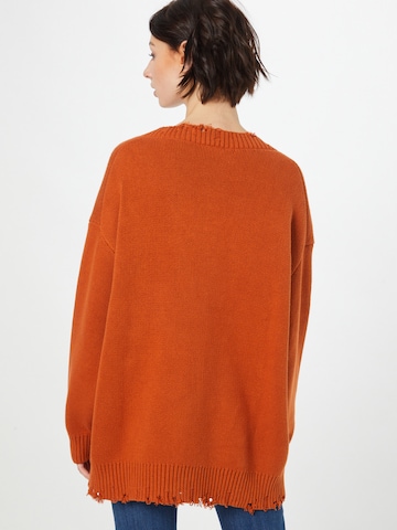 WEEKDAY Pullover i overstørrelse 'Sugar' i orange