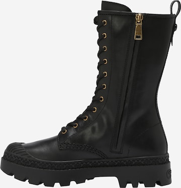 Coach lace up boots discount