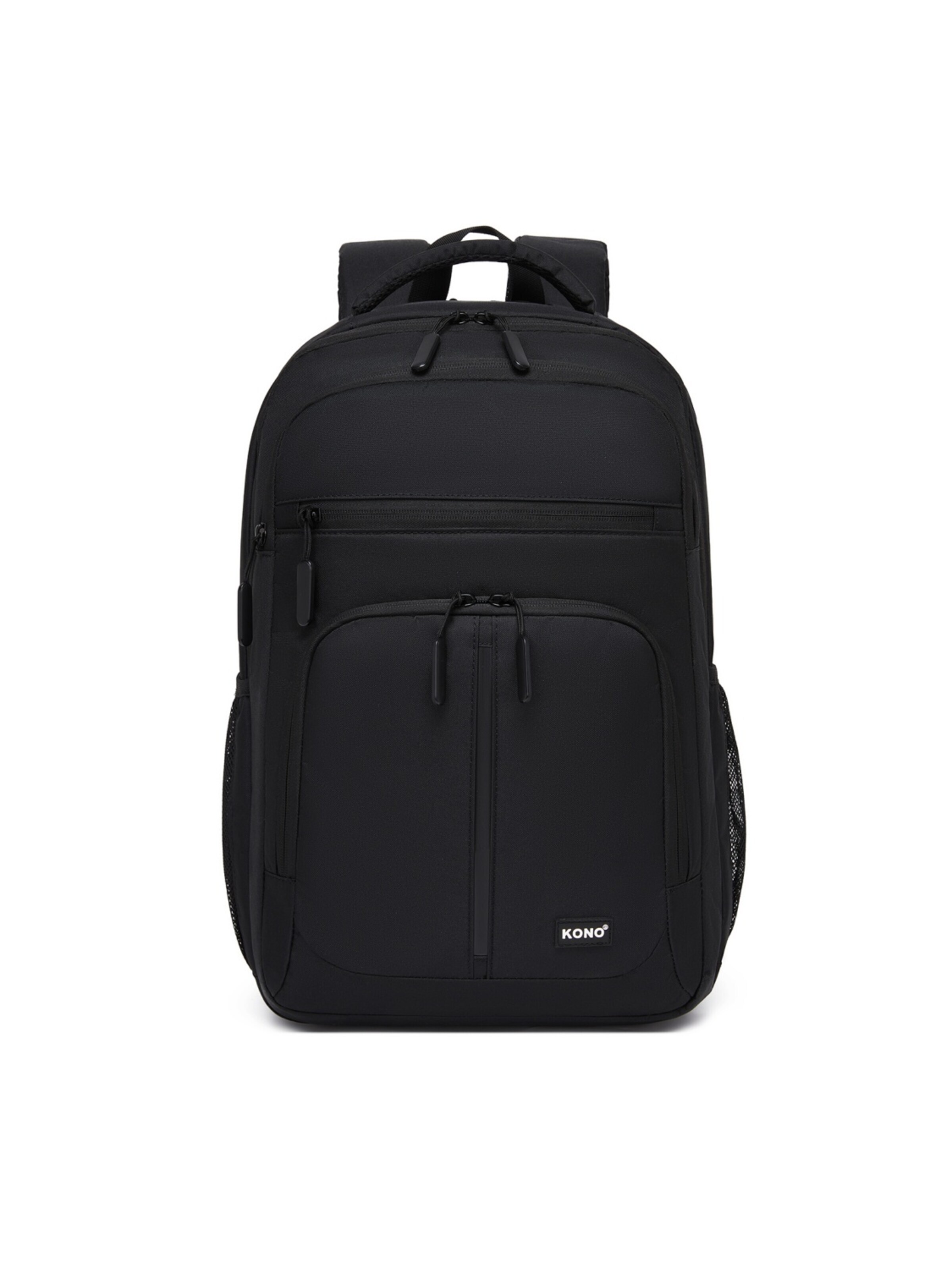 Kono Backpack in Black: front