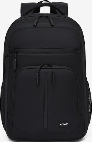 Kono Backpack in Black: front
