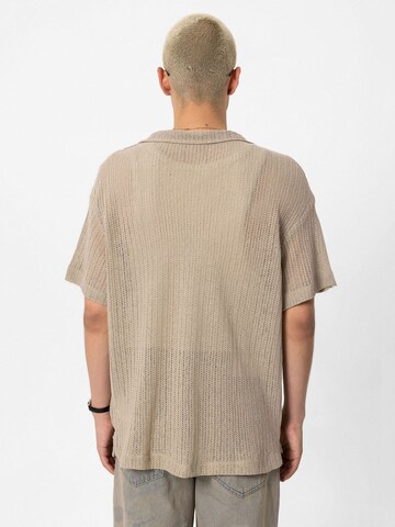 VAMOS CLO Comfort Fit Πουκάμισο 'Tithonia' σε μπεζ