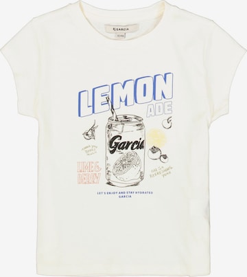 Tricou de la GARCIA pe alb: față