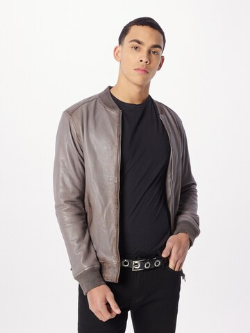 FREAKY NATION Between-Season Jacket 'Marlon' in Grey: front