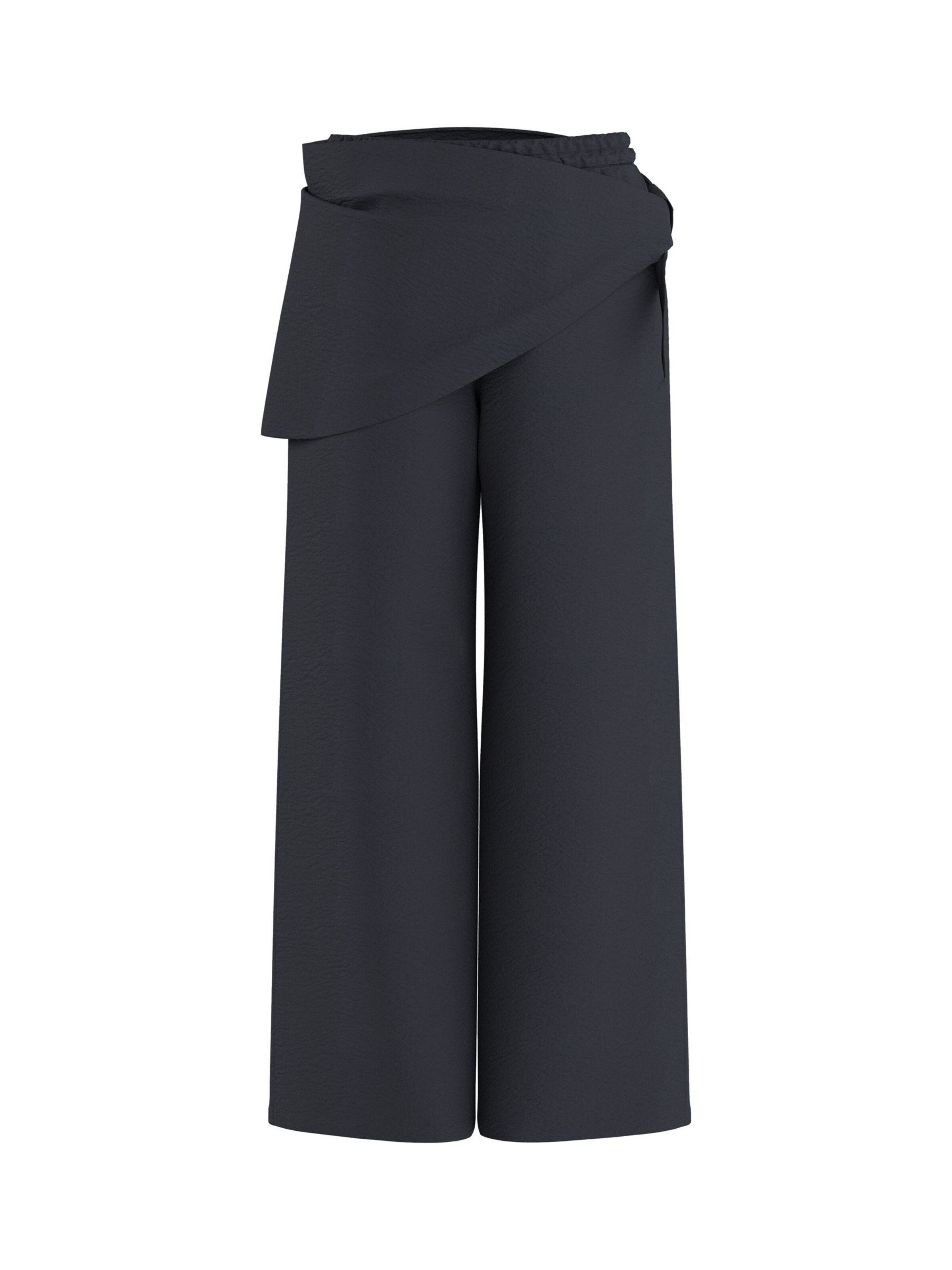 HYPEDROP Wide Leg §Hose in Schwarz