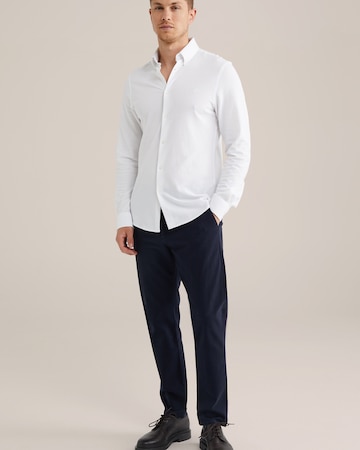 WE Fashion Slimfit Chino in Blauw