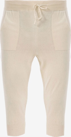 Skinny Pantaloni sportivi 'Capri' di Felix Hardy in beige: frontale