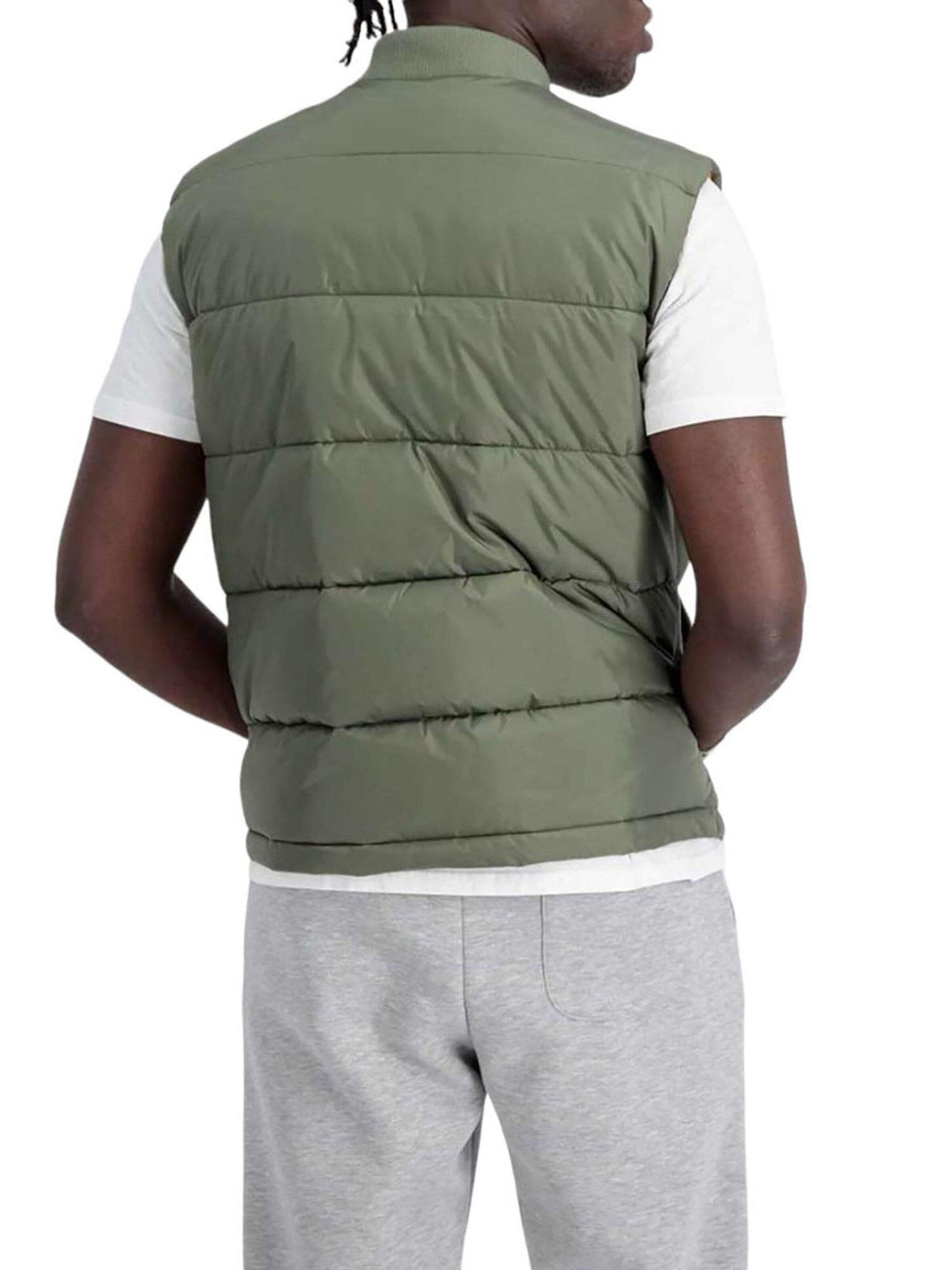 ALPHA INDUSTRIES Vest 'Puffer' in Green