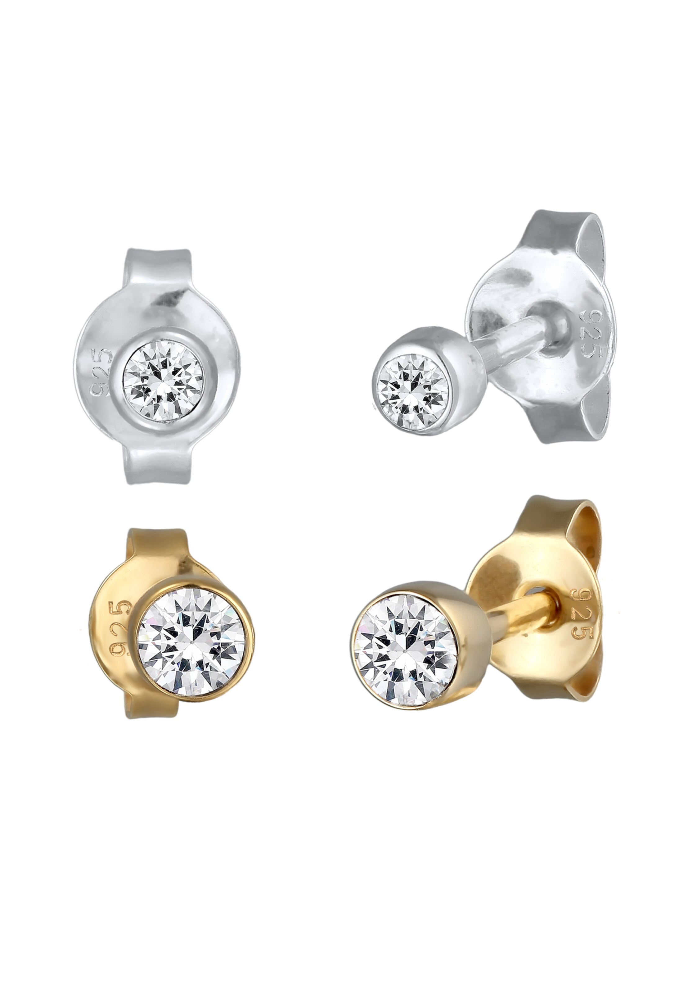 ELLI Earrings in Gold: front