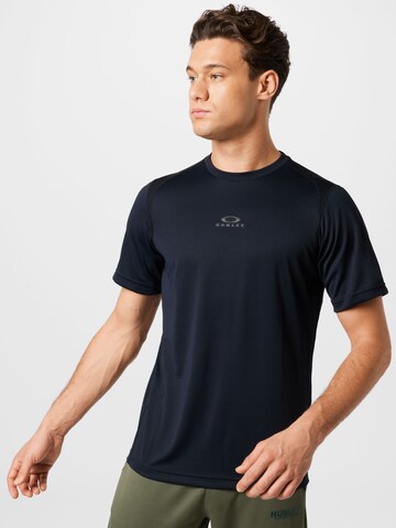 melns OAKLEY Sporta krekls: no priekšpuses