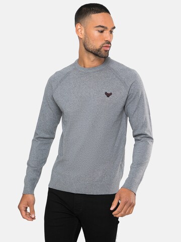 Threadbare Sweater 'Maned' in Grey: front